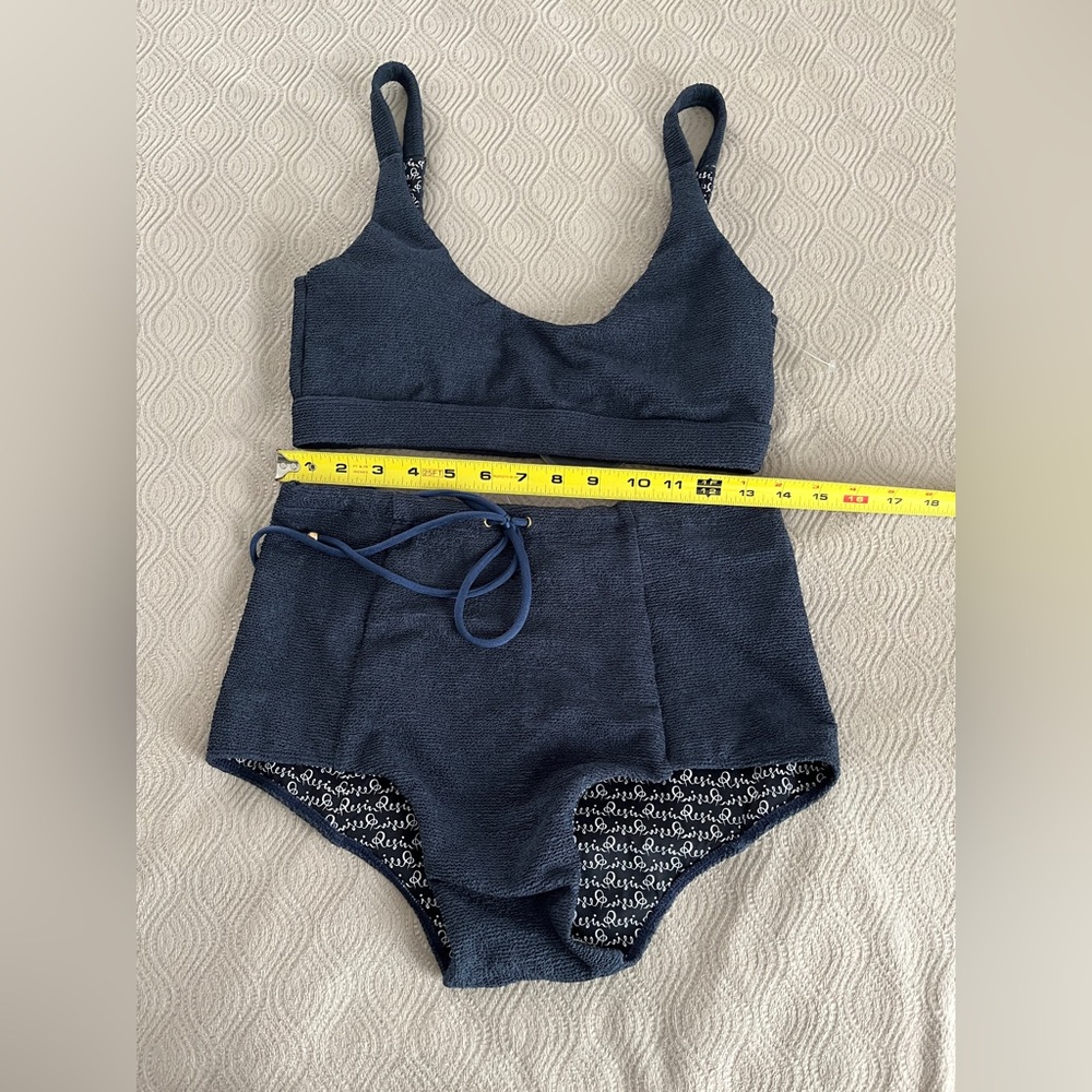 High-Waisted Tan Bikini Set - Picture 5 of 9